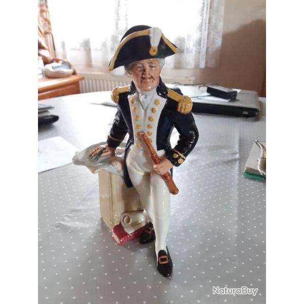 Porcelaine Captain ( amiral Nelson ? ),d'un officier de la Royale Navy, XVIII/XIX*sicle .