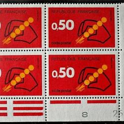 Code Postal - Coin Daté - Neuf - 25/04/1972