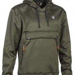 Sweat à capuche kaki PERCUSSION-4XL
