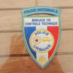 ancien insigne police nationale - brigade de contrôle technique - police urbaine