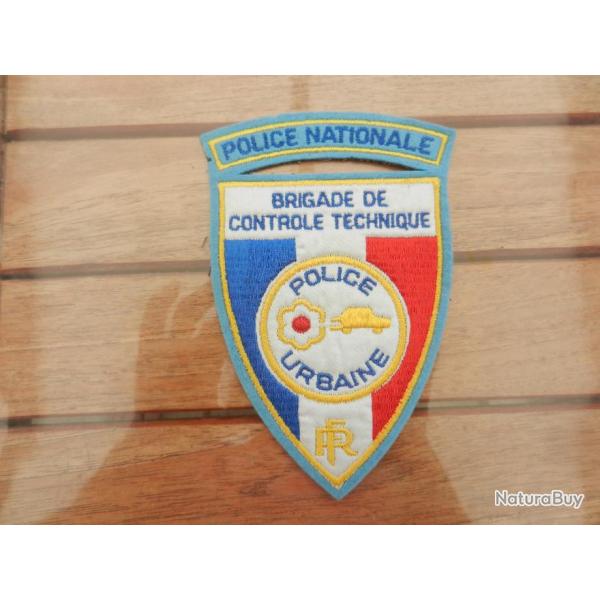 insigne police nationale - brigade de contrle technique - police urbaine