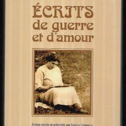 écrits de guerre et d'amour de geneviève hennet de goutel , roumanie 1917-18 mission sanitaire franç