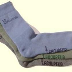 Chaussettes courtes LE LABOUREUR Gris 45/46