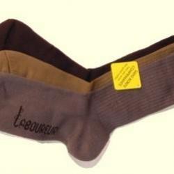 Chaussettes sans bord comprimant LE LABOUREUR Gris 45/46