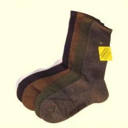 Chaussettes laine sans bords comprimands LE LABOUREUR Vert 41/42