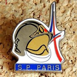 Pin's SAPEURS POMPIERS - SP de PARIS générique Tour EIFFEL - émaillé à froid - fab ARTHUS BERTRAND