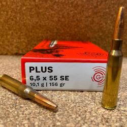 Boite de munitions GECO Cal.6.5x55 SE PLUS 10.1g 156gr