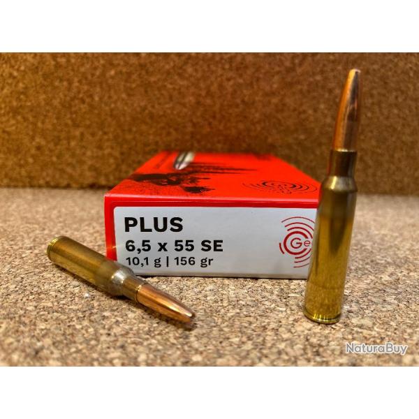 Boite de munitions GECO Cal.6.5x55 SE PLUS 10.1g 156gr