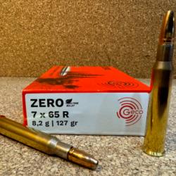 Boite de munitions Geco Cal.7x65R Zero 8.2G 127GR