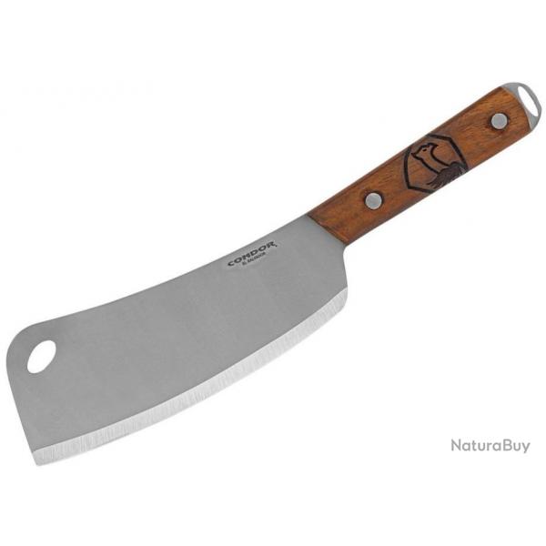 Couteau Couperet Condor Cleaver Lame Acier Carbone 1075 Manche Bois Made El Salvador CTK500671HC