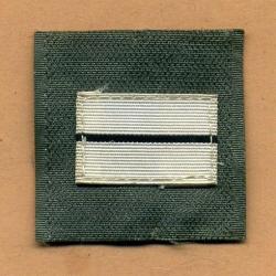 Galon de combat  -  grade de lieutenant  (blanc)