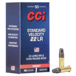 Munitions CCI Standard velocity calibre 22lr