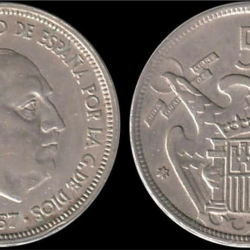 Collection Monnaie 50 PESETAS 1957 FRANCO CAUDILLO - Port Offert -
