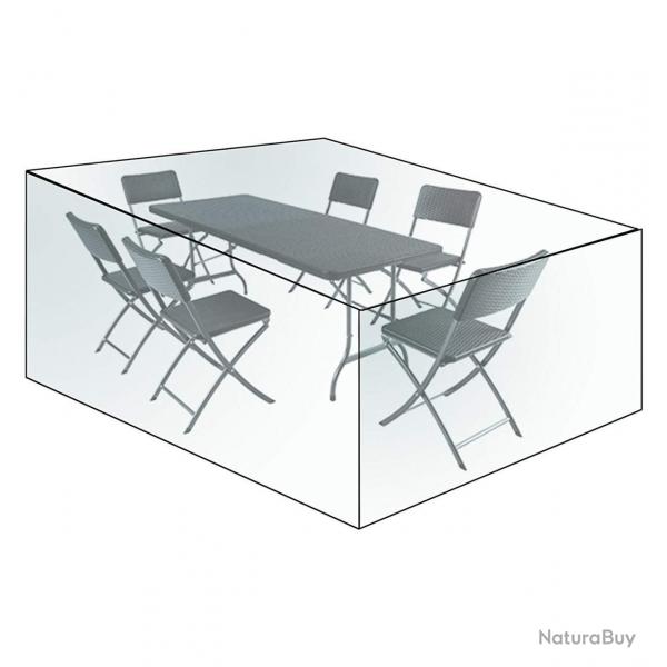 Housse de protection de meubles pour ensembles de meubles de jardin Bche impermable en PE, transp