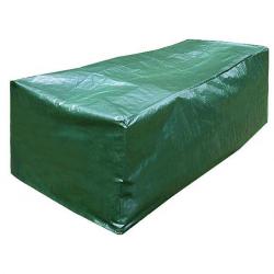 Housse de protection pour bain de soleil en vert, 218 x 77 x 55 cm 19_0000976