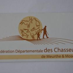 autocollant chasse fdc54