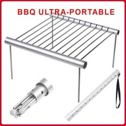 Mini Barbecue de bivouac démontable LEGER ET DISCRET!