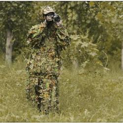 PROMOTION !! Tenue camouflage ultra légère ghillie chasse armée sniper - camouflage forêt
