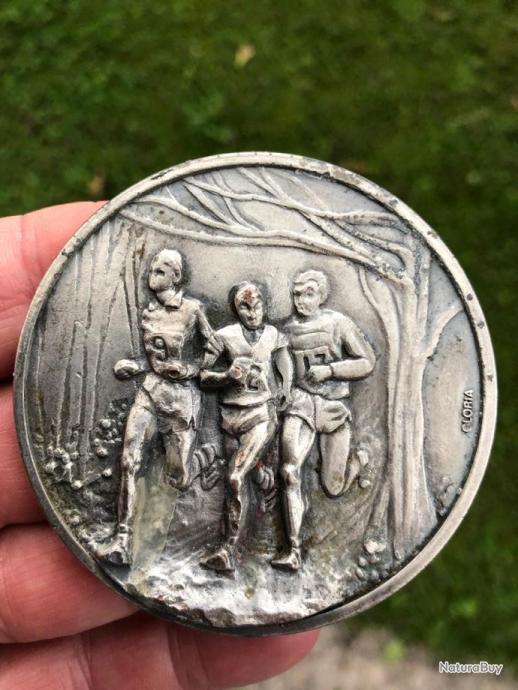 Médaille de récompense sportive sport hippique 68 mm - Gloria