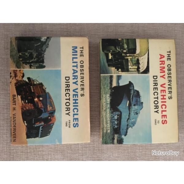 Livres . The observer's army vehicles directory Vhicules militaires
