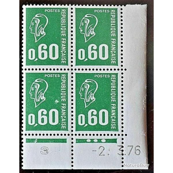 Type Marianne de Bquet - Coin Dat - Neuf  - 02/03/1976