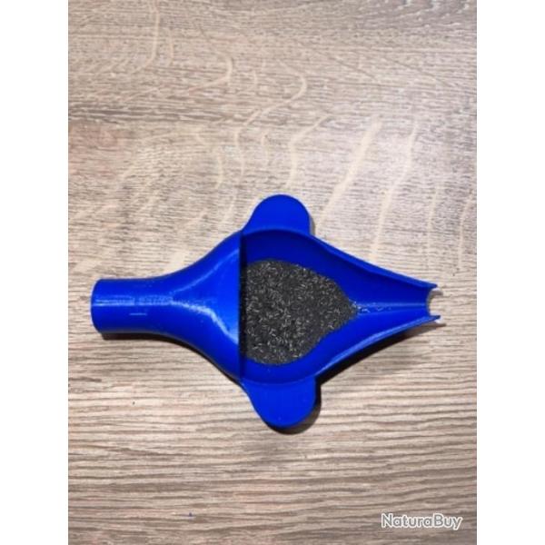 Coupelle pour balance bleu avec entonnoir powder funnel intgr