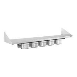 Range épices 5 x 1/4 GN - 120 cm acier inoxydable 14_0003170