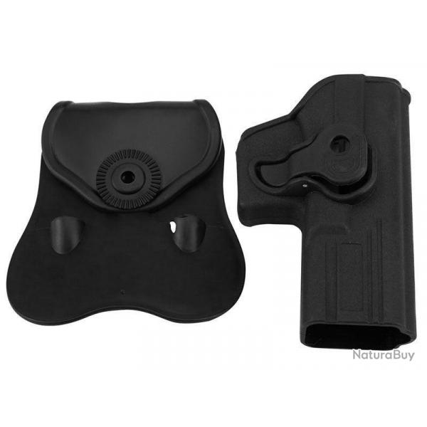 Holster rigide Quick Release pour Glock 17 Droitier. TAN