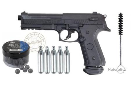 Pistolet CO2 à balles de caoutchouc Less Than Lethal Alfa 1.50 (16 Joules)  - Armes à balles caoutchouc de catégorie D (8231768)