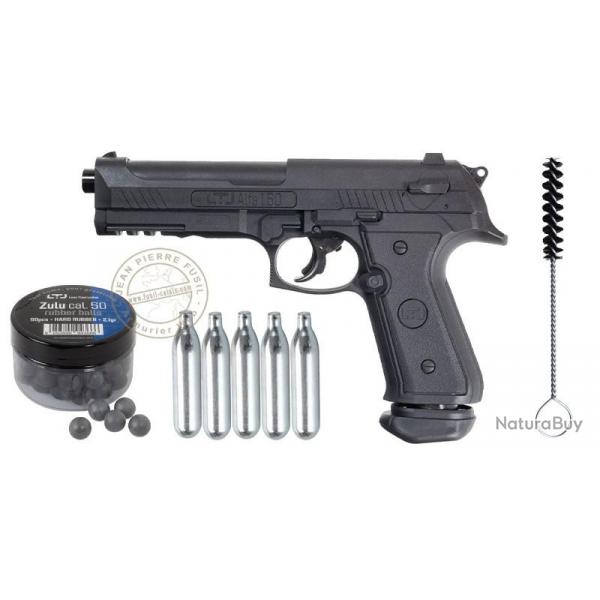 Pistolet CO2  balles de caoutchouc Less Than Lethal Alfa 1.50 (16 Joules)