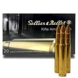 20 Balles SELLIER & BELLOT Cal.8x57 JS Soft Point