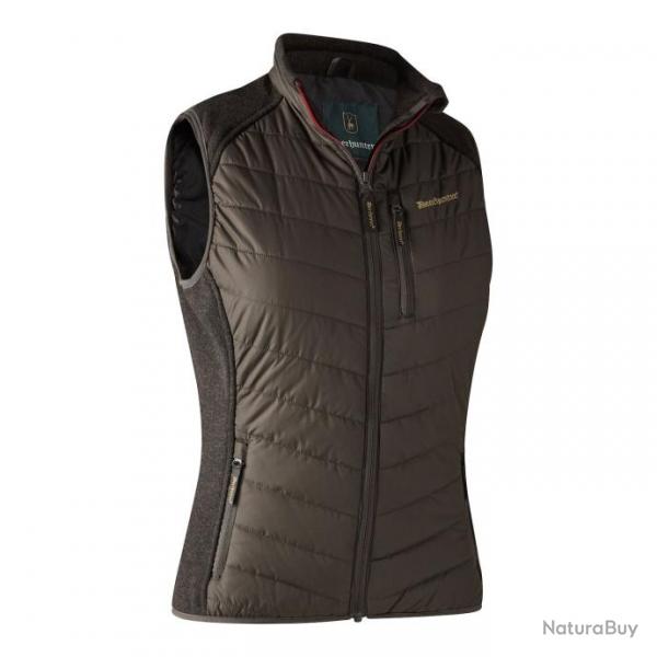 Gilet de chasse femme Lady Caroline marron Deerhunter