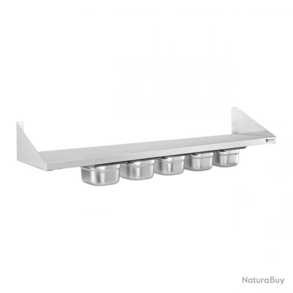 tagre range-pices - 5 x 1/6 GN - 120 cm acier inoxydable 14_0003171