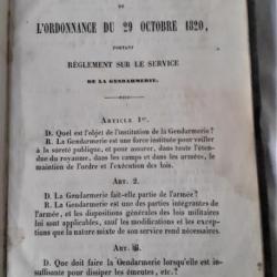 FR324100a Règlement sur le service de gendarmerie 1847