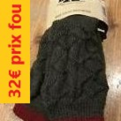 Chaussettes Hautes DXO Kaki/rouge Pointure 46/48     DXO810V46JS