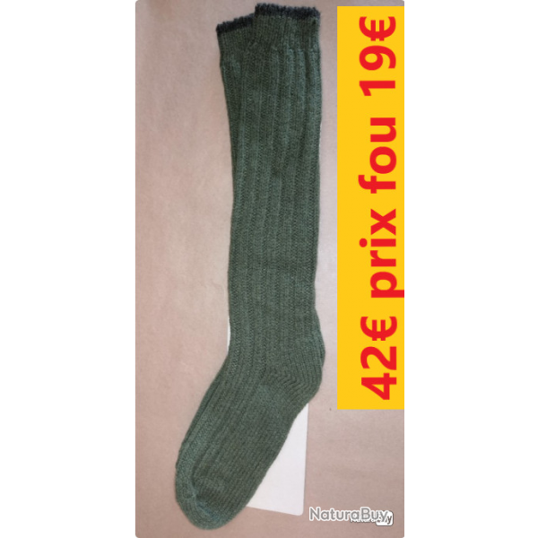 chaussettes "CLUB INTERCHASSE"  NATUN   VERT     41/43    CIPI029-41/43