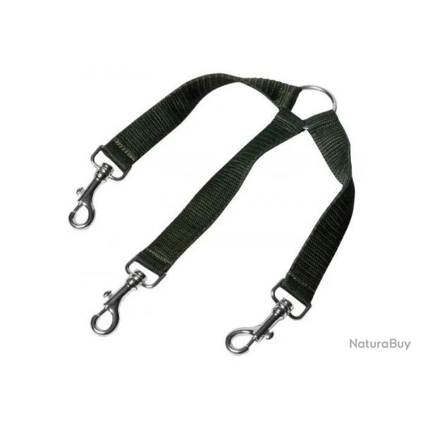 Tripleur De Sangle 25 X 2,5 CM Verte Pour Chien
