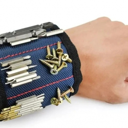 Bracelet magnétique bricolage bleu