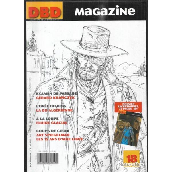 DBD magazine 18 ancienne srie  les dossiers de la bande dessine , fluide glacial, bd algrienne