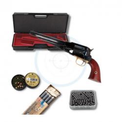 Pack Revolver Poudre Noir Pietta 1858 Remington Acier Calibre 44-RGA44