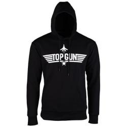 SWEAT A CAPUCHE / HOODIE TOP GUN NOIR MILTEC  - TOM CRUISE MAVERICK