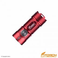 Fitorch P25 rouge - 3000 Lumens - 8,55 cm - 1 accus 26350 USB inclu