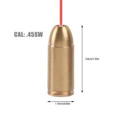 Cartouche balle laser de réglage .45 ACP + PILES [ EXPEDITION 48H ]