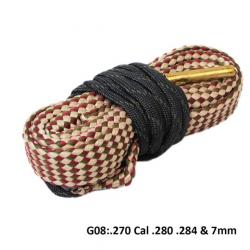 Cordon de nettoyage rapide de Type BoreSnake cal .270 .280 .284 .7mm
