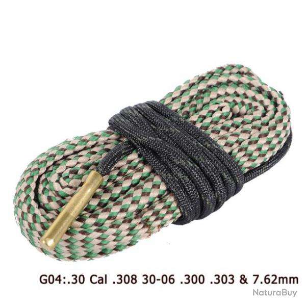 Cordon de nettoyage rapide de Type BoreSnake cal .30 .308 30-06 .300 .303 & 7.62