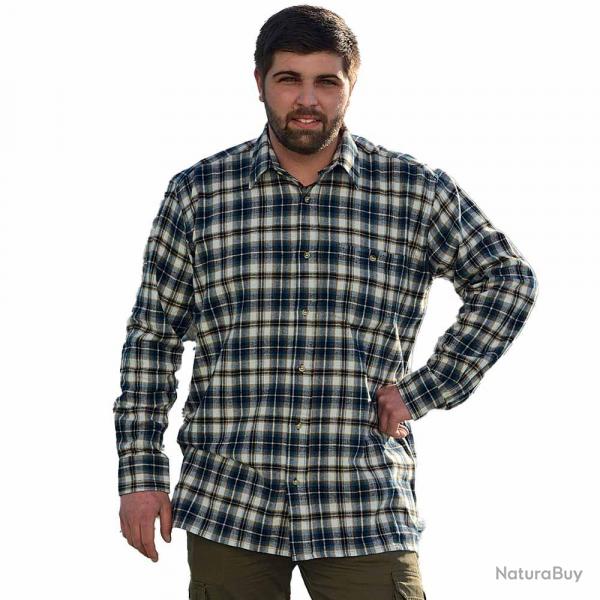 Chemise longue Chevron bleue XL (Taille 5)