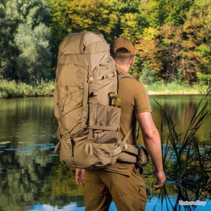 Sac a dos coyote campagne modulable 70 litres couleur coyote