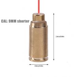 Cartouche balle laser de réglage 9MM short  + PILES [ EXPEDITION 48H ]