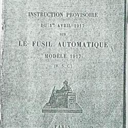 Manuel PDF model 1917 instruction provisoire fusil automatique