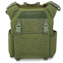 Gilet porte-plaques Kinetic MK2 Bulldog Tactical - Vert olive - L (86 - 130 cm) - Non